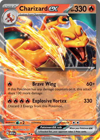 Charizard EX Pokemon 151 Pokemon Card