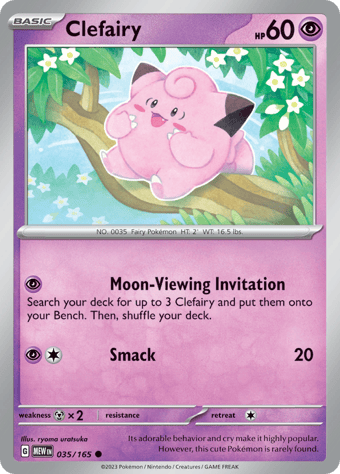 Clefairy Pokemon 151 Pokemon Card