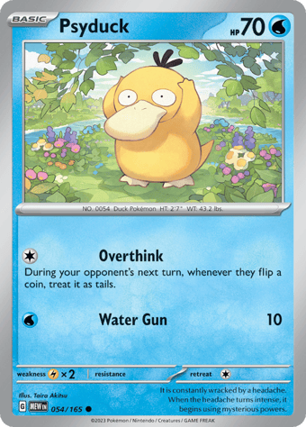 Psyduck Pokemon 151 Pokemon Card