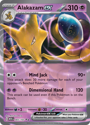 Alakazam Pokemon 151 Pokemon Card