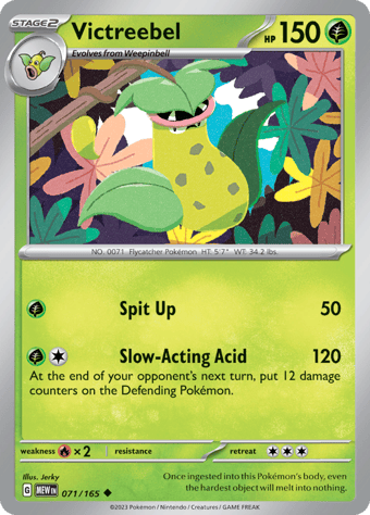 Victreebel Pokemon 151 Pokemon Card