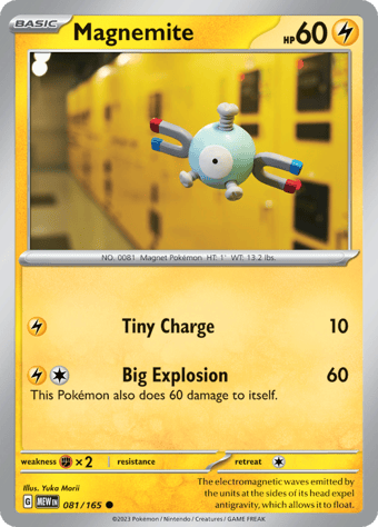 Magnemite Pokemon 151 Pokemon Card
