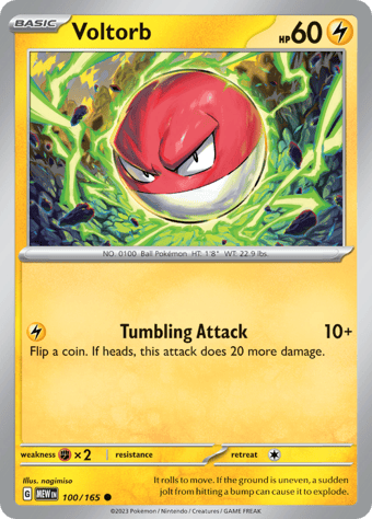 Voltorb Pokemon 151 Pokemon Card