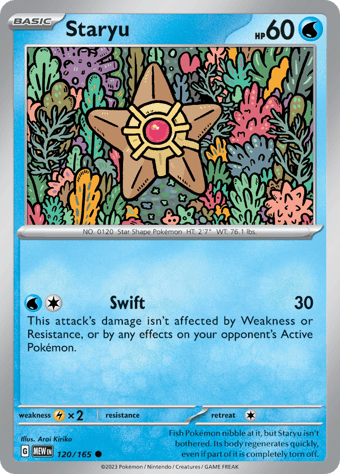 Staryu Pokemon 151 Pokemon Card