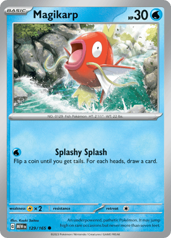 Magikarp Pokemon 151 Pokemon Card