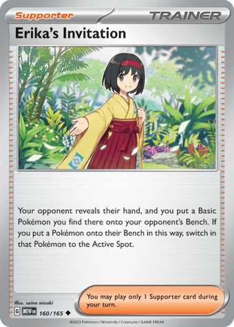 Erika's Invitation Pokemon 151 Pokemon Card