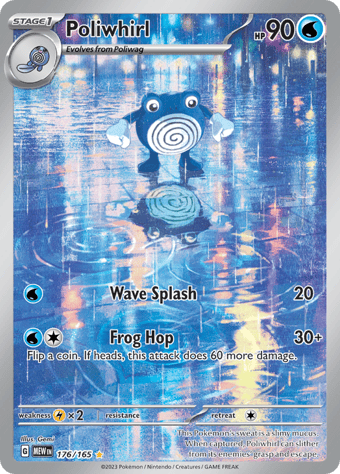 Poliwhirl Pokemon 151 Pokemon Card