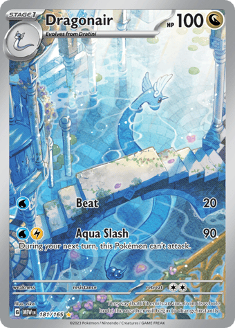 Dragonair Pokemon 151 Pokemon Card