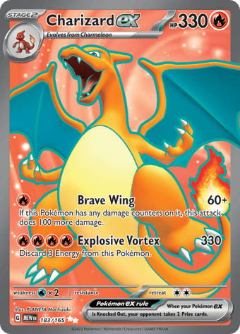 Charizard EX Pokemon 151 Pokemon Card