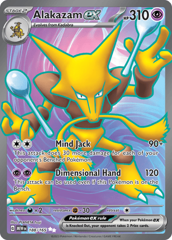 Alakazam EX Pokemon 151 Pokemon Card