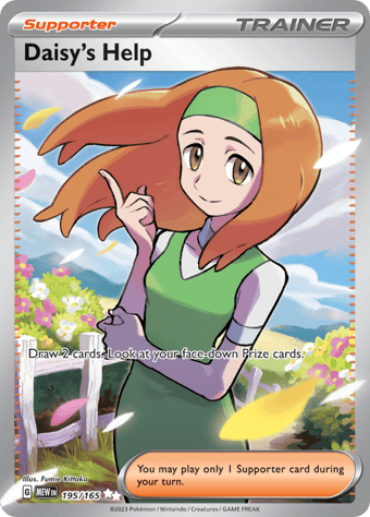 Daisy's Help Pokemon 151 Pokemon Card
