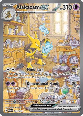 Alakazam EX Pokemon 151 Pokemon Card