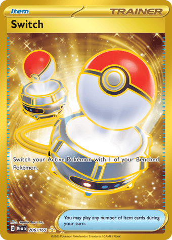 Switch Pokemon 151 Pokemon Card