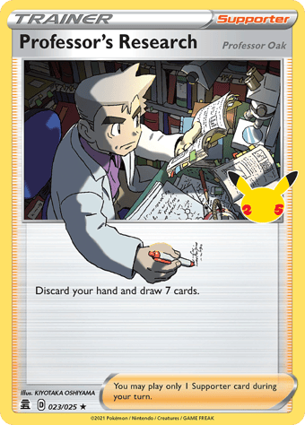 Professor's Research Celebrations Pokemon Card