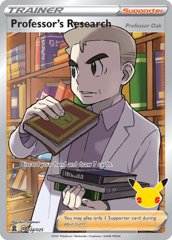 Professor's Research Celebrations Pokemon Card