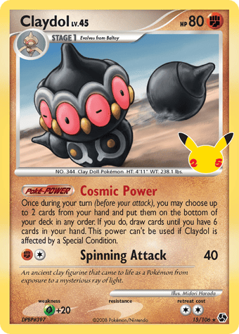 Claydol Celebrations - Classic Collection Pokemon Card