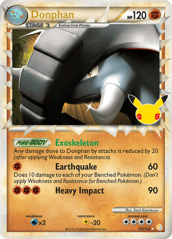 Donphan Celebrations - Classic Collection Pokemon Card