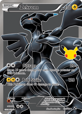 Zekrom Celebrations - Classic Collection Pokemon Card