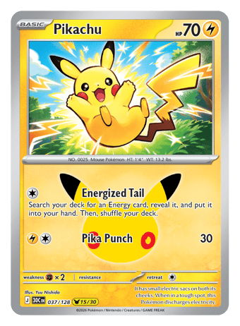 Pikachu 30th Celebration Pokemon Card