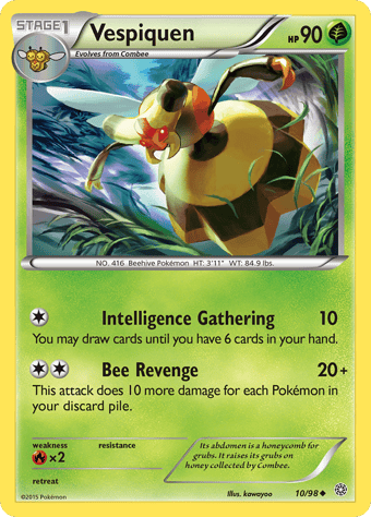 Vespiquen Ancient Origins Pokemon Card