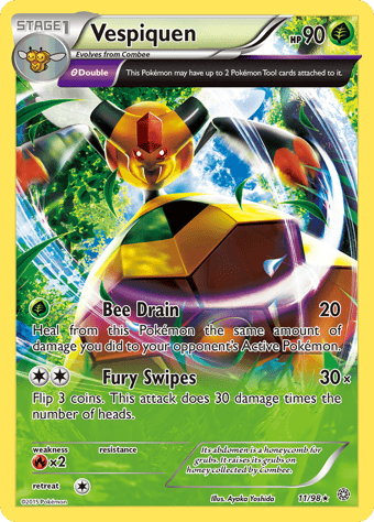 Vespiquen Ancient Origins Pokemon Card