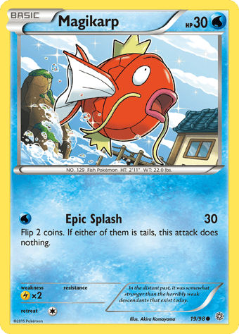Magikarp Ancient Origins Pokemon Card