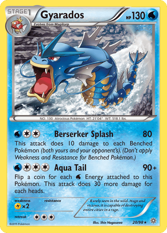 Gyarados Ancient Origins Pokemon Card