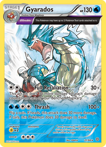 Gyarados Ancient Origins Pokemon Card