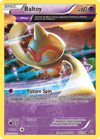 Baltoy Ancient Origins Pokemon Card