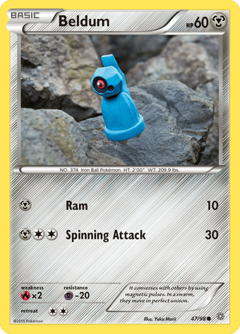 Beldum Ancient Origins Pokemon Card