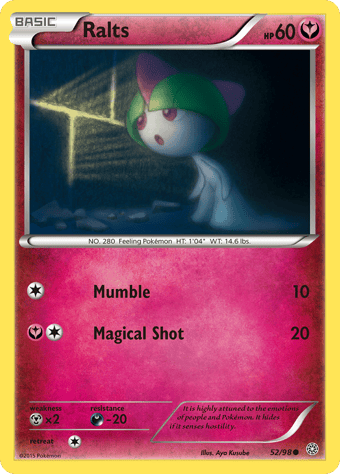 Ralts Ancient Origins Pokemon Card