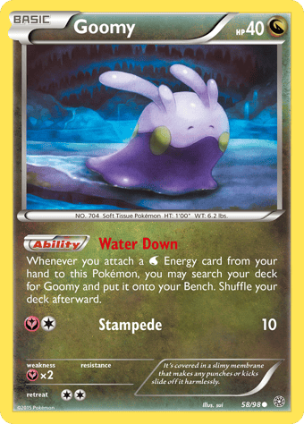 Goomy Ancient Origins Pokemon Card