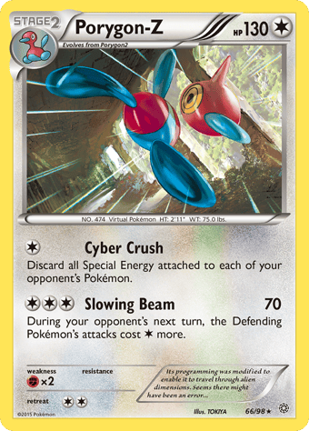 Porygon-Z Ancient Origins Pokemon Card