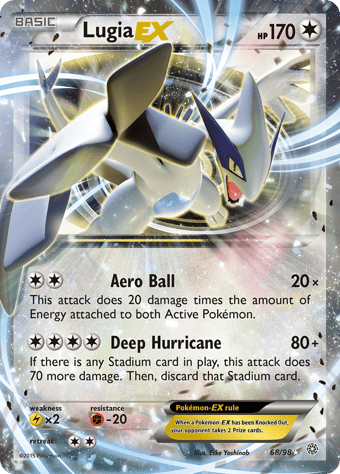 Lugia-EX Ancient Origins Pokemon Card