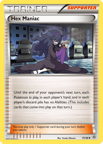 Hex Maniac Ancient Origins Pokemon Card