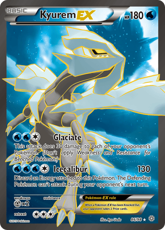Kyurem-EX Ancient Origins Pokemon Card