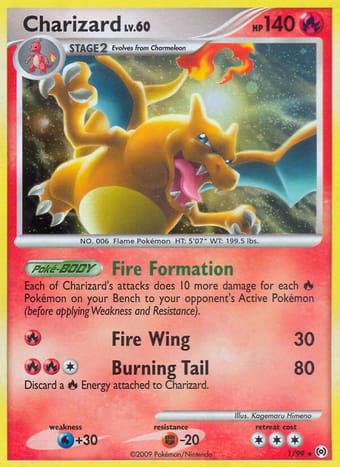 Charizard Arceus Pokemon Card