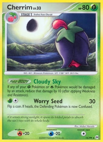 Cherrim Arceus Pokemon Card