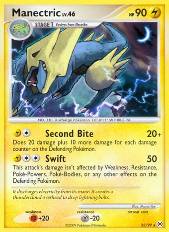 Manectric Arceus Pokemon Card