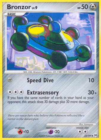 Bronzor Arceus Pokemon Card