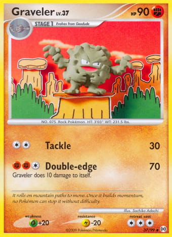 Graveler Arceus Pokemon Card