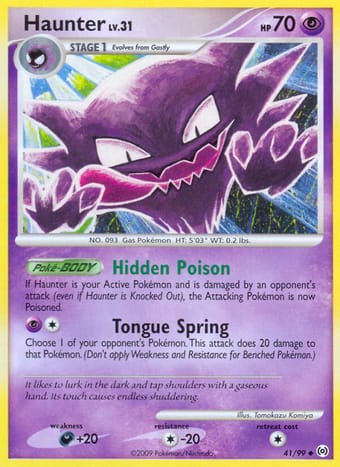 Haunter Arceus Pokemon Card