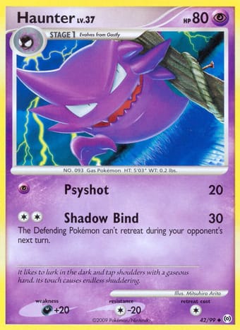 Haunter Arceus Pokemon Card