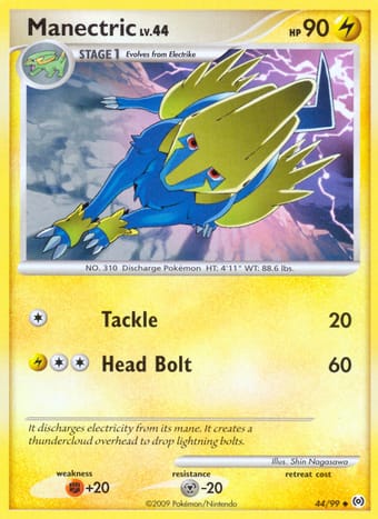 Manectric Arceus Pokemon Card