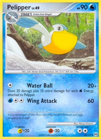 Pelipper Arceus Pokemon Card