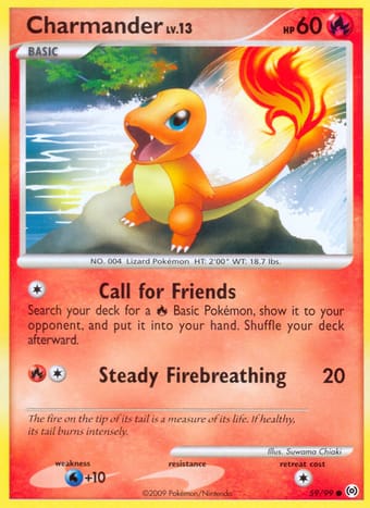 Charmander Arceus Pokemon Card