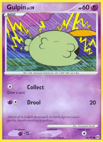 Gulpin Arceus Pokemon Card