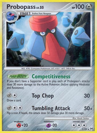 Probopass Arceus Pokemon Card
