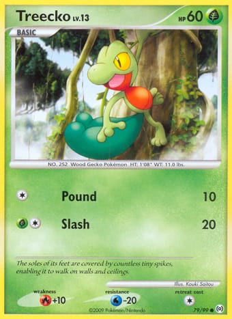 Treecko Arceus Pokemon Card