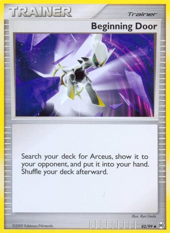 Beginning Door Arceus Pokemon Card